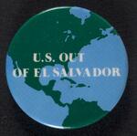 U.S. Out of El Salvador button