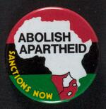 Abolish Apartheid button