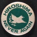 Hiroshima Never Again button