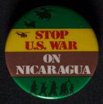 Stop U.S. War on Nicaragua button