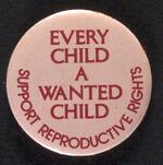 Every Child A Wanted Child button
