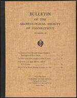 Bulletin of the Archaeological Society of Connecticut, 1946, v. 19