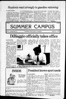 Connecticut Daily Campus, Summer Campus, Volume 83, Number 3