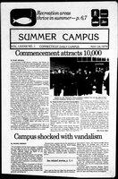 Connecticut Daily Campus, Summer Campus, Volume 83, Number 1