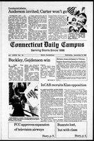 Connecticut Daily Campus, Volume 84, Number 10