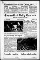 Connecticut Daily Campus, Volume 84, Number 38