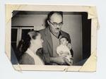 Charles Olson with Connie Olson and infant Kate