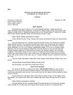2006-09-26 Board of Trustees Meeting Minutes