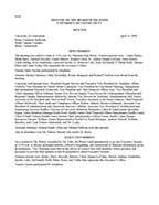 2009-04-21, Board of Trustees Meeting Minutes
