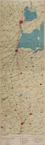 Air Navigation Map No. 47 (Experimental), 1925