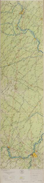 Airway Map No. 105, 1930