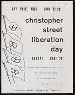 Christopher Street Liberation Day Committee, Fliers