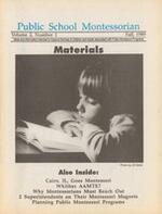 Public School Montessorian, v. 02, #1, Fall 1989