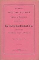 New Haven Railroad 1887 annual report