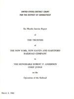 New Haven Railroad 1961-1962 interim report