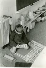 Children doing mathematical activities, the Whitby School