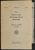 University of Connecticut bulletin, 1943-1944