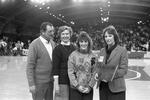 AGGS: Athletics, NCAA national Leadership award, Vicki Bartolucci and Parents with Pat Meiser-McKnett
