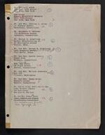 1953, Address Lists (1 of 2)