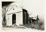 Hurricane damage to church