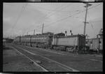 Chicago, Milwaukee, St. Paul, and Pacific Railroad diesel locomotive 617 and electric locomotive E22