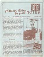 Prisoners Strike for Peace Notes