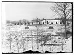 View of old Poultry plant and cemetery on North Eagleville Road