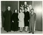 Nancy McCormick Rambusch With Unidentified Members of the Catholic Church