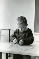 Young Child at Whitby School in Greenwich, Connecticut