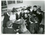 Teacher and Students at Whitby Montessori School