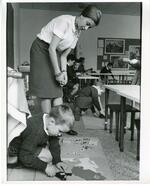Teacher and Students at Whitby Montessori School