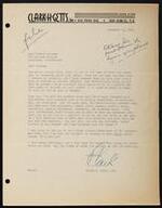 1948, Requests to speak, Clark H. Getts, Inc.