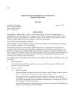 2013-08-07 Board of Trustees Meeting Minutes