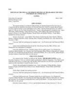 2005-05-09 Board of Trustees Meeting Minutes