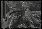View from White Pass and Yukon Railway passenger car
