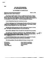 1996-03-15 Board of Trustees Meeting Minutes