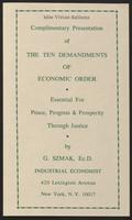 Ten Demandments of Economic Order