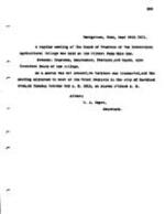 1911-09-26 Board of Trustees Meeting Minutes