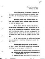 1918-10-15 Board of Trustees Meeting Minutes