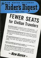 The New Haven Railroad Rider's Digest, July 1945
