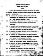 1908-11-12 Board of Trustees Meeting Minutes