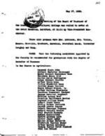 1933-11-09 Board of Trustees Meeting Minutes