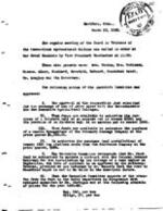 1922-03-15 Board of Trustees Meeting Minutes