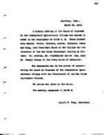 1915-03-15 Board of Trustees Meeting Minutes