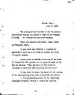 1917-06-11 Board of Trustees Meeting Minutes
