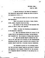 1919-06-11 Board of Trustees Meeting Minutes