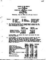 1926-07-21 Board of Trustees Meeting Minutes