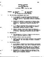 1930-07-21 Board of Trustees Meeting Minutes