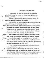 1907-07-10 Board of Trustees Meeting Minutes