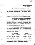 1919-07-11 Board of Trustees Meeting Minutes